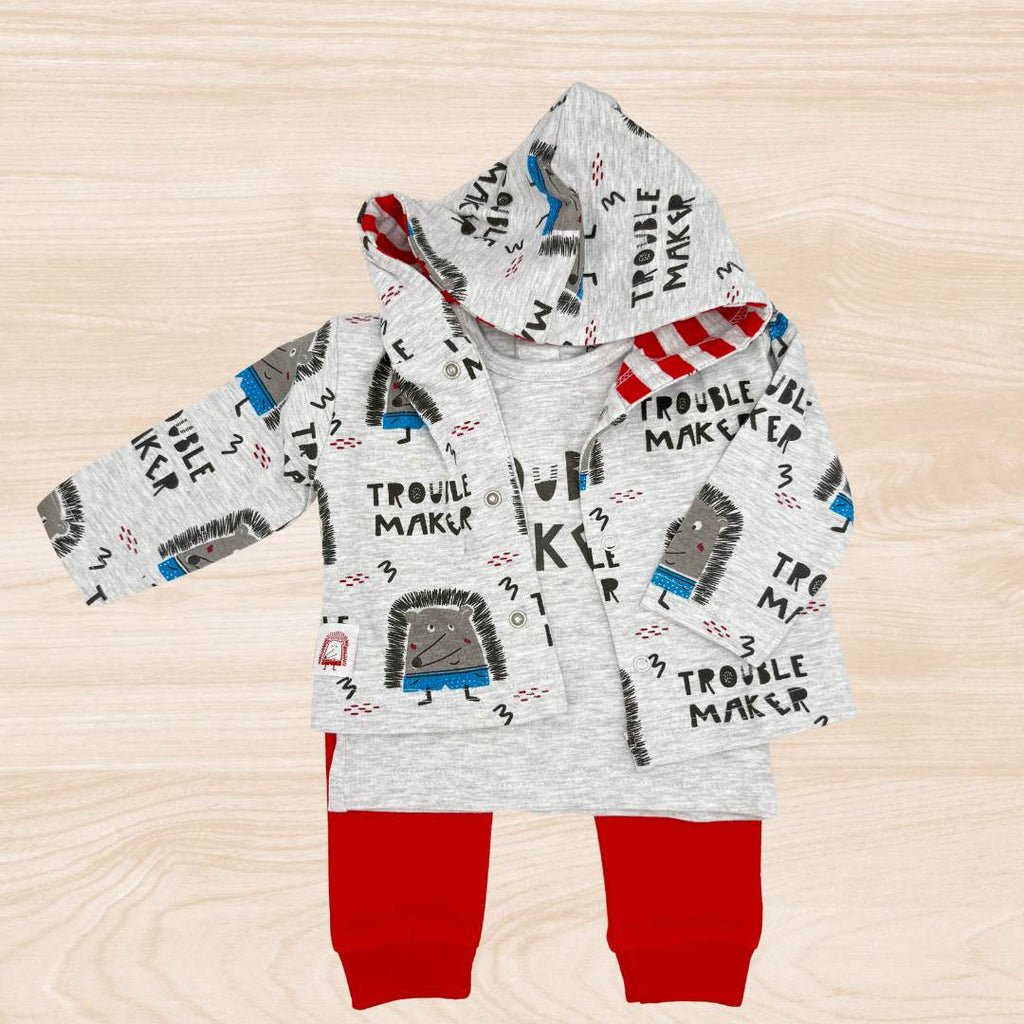 Conjunto 3 piezas Erizos Trouble Maker