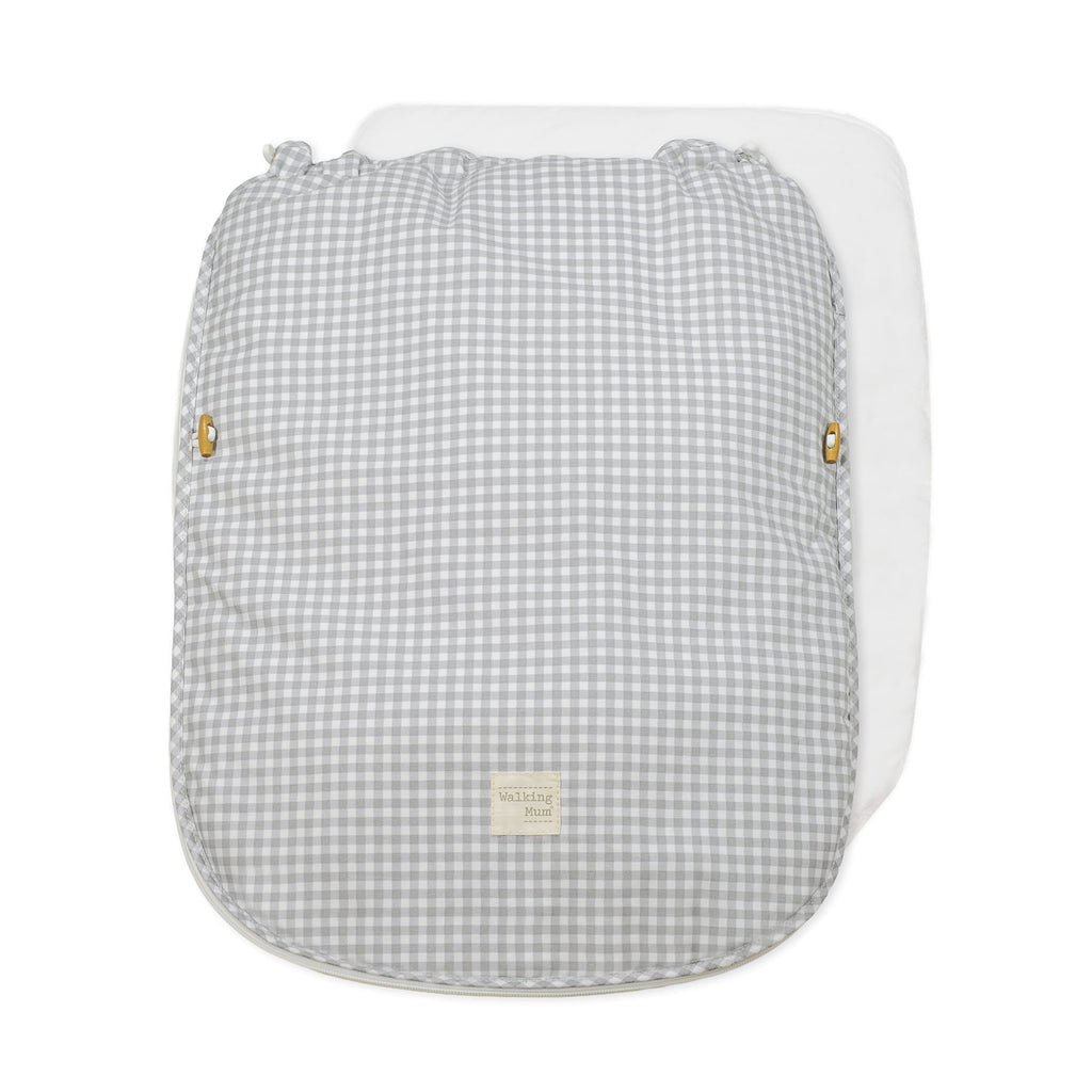 Saco Silla I Love Vichy Cuadro Gris Entretiempo