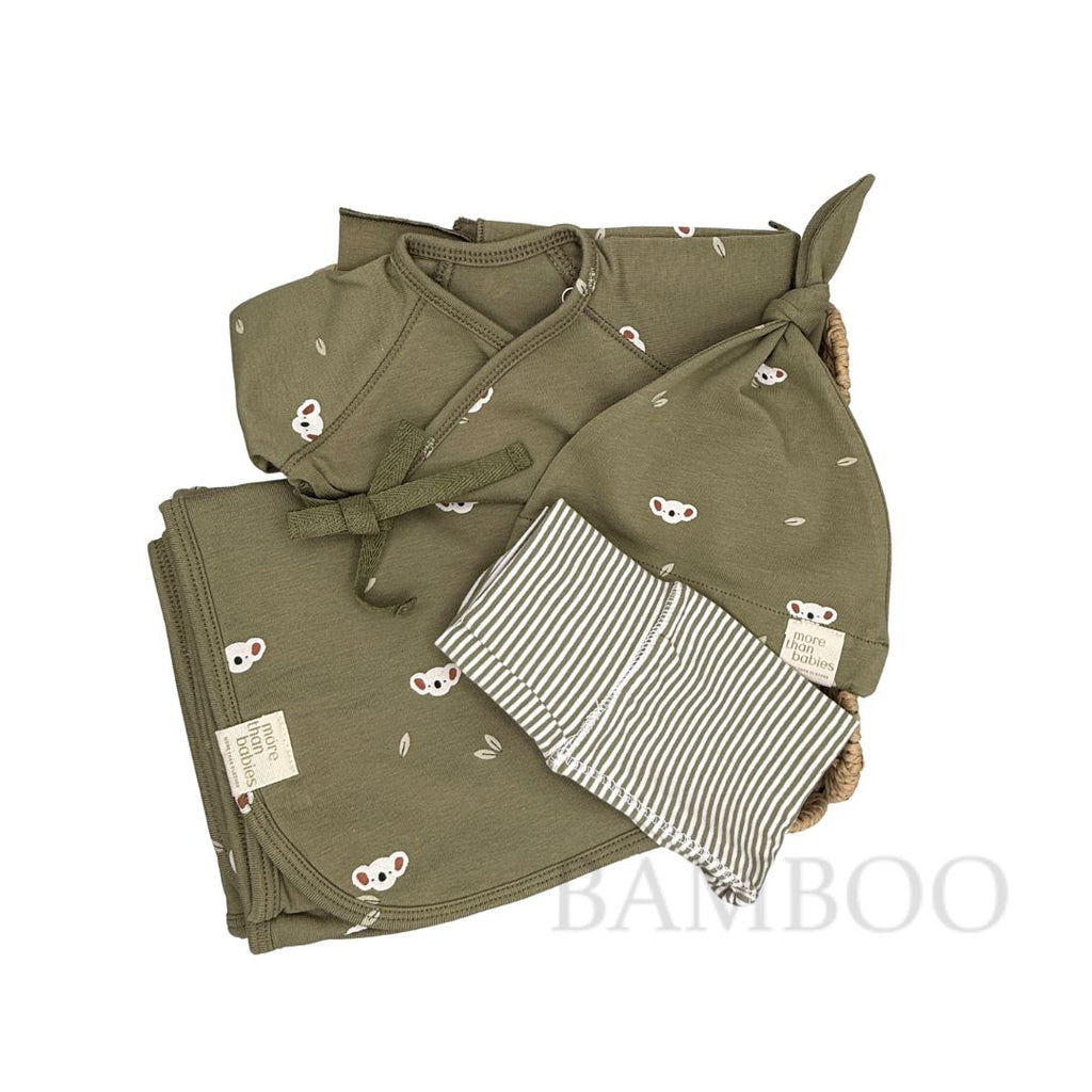 Set Canastilla Koala Algodón Orgánico