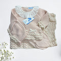 Canastilla conjunto NUDE con toquilla a juego