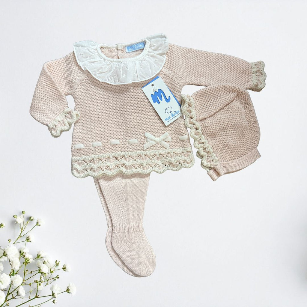 Canastilla conjunto NUDE con toquilla a juego