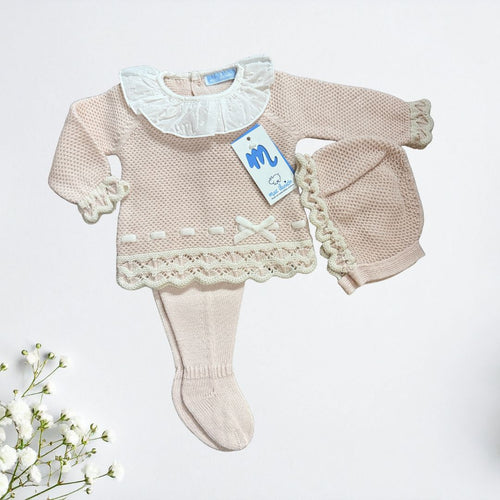 Canastilla conjunto NUDE con toquilla a juego
