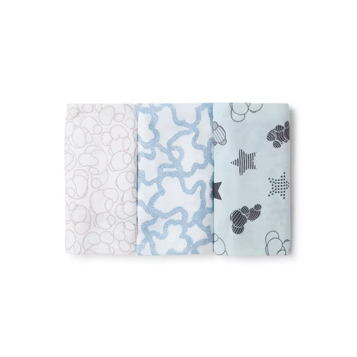 Muselina pack de 3 Tous Azul