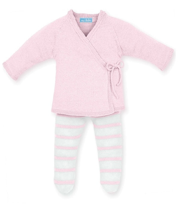 JUBON Y POLAINA MENORCA ROSA