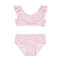 Bikini Volantes Flores Rosas