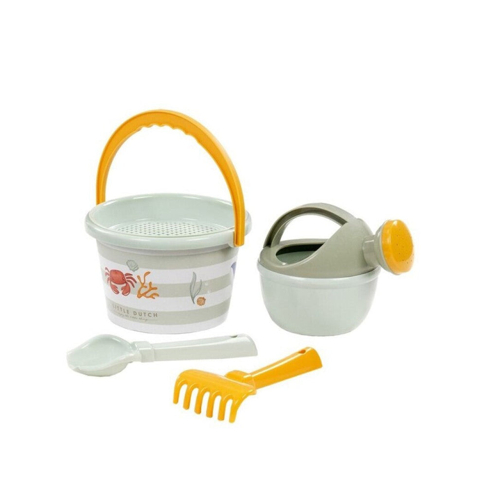 SET PLAYA 5 PIEZAS OCEAN FRESH VERDE LITTLE DUTCH