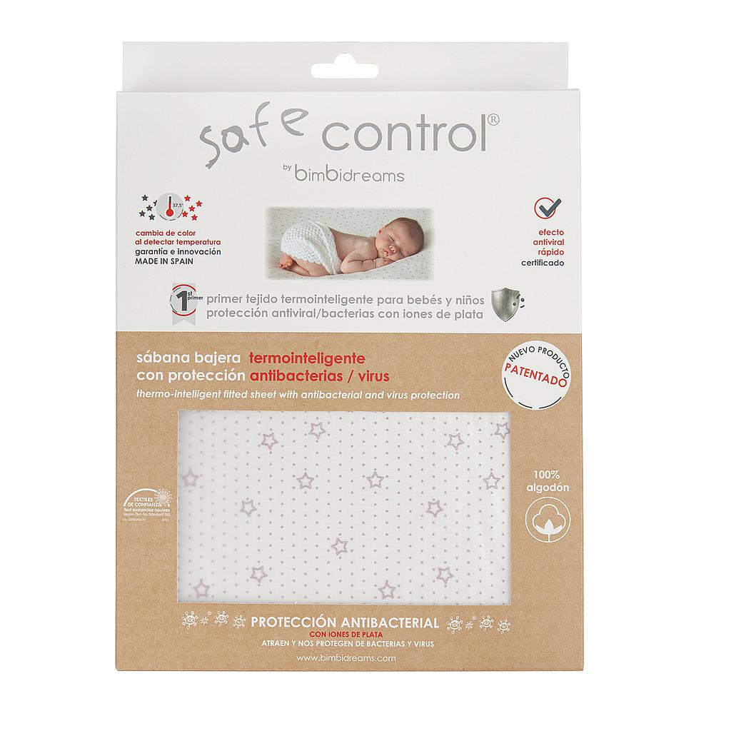 Bajera cuna algodón 100% Safe Control
