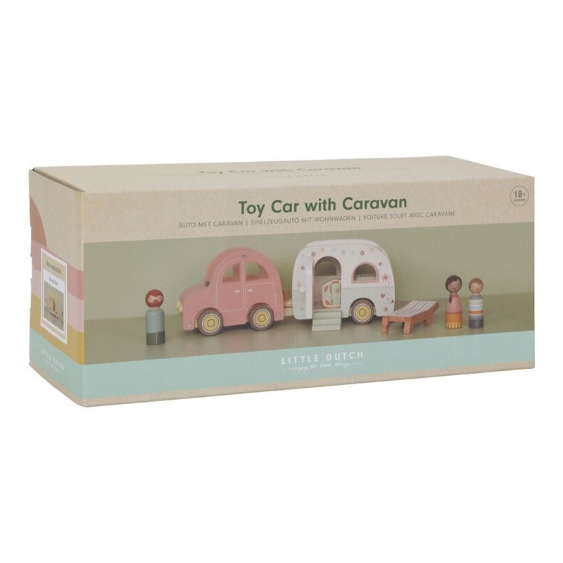 SET COCHE Y CARAVANA FSC LITTLE DUTCH