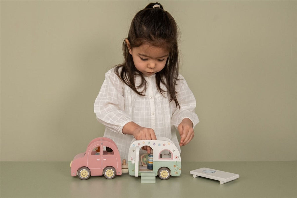 SET COCHE Y CARAVANA FSC LITTLE DUTCH