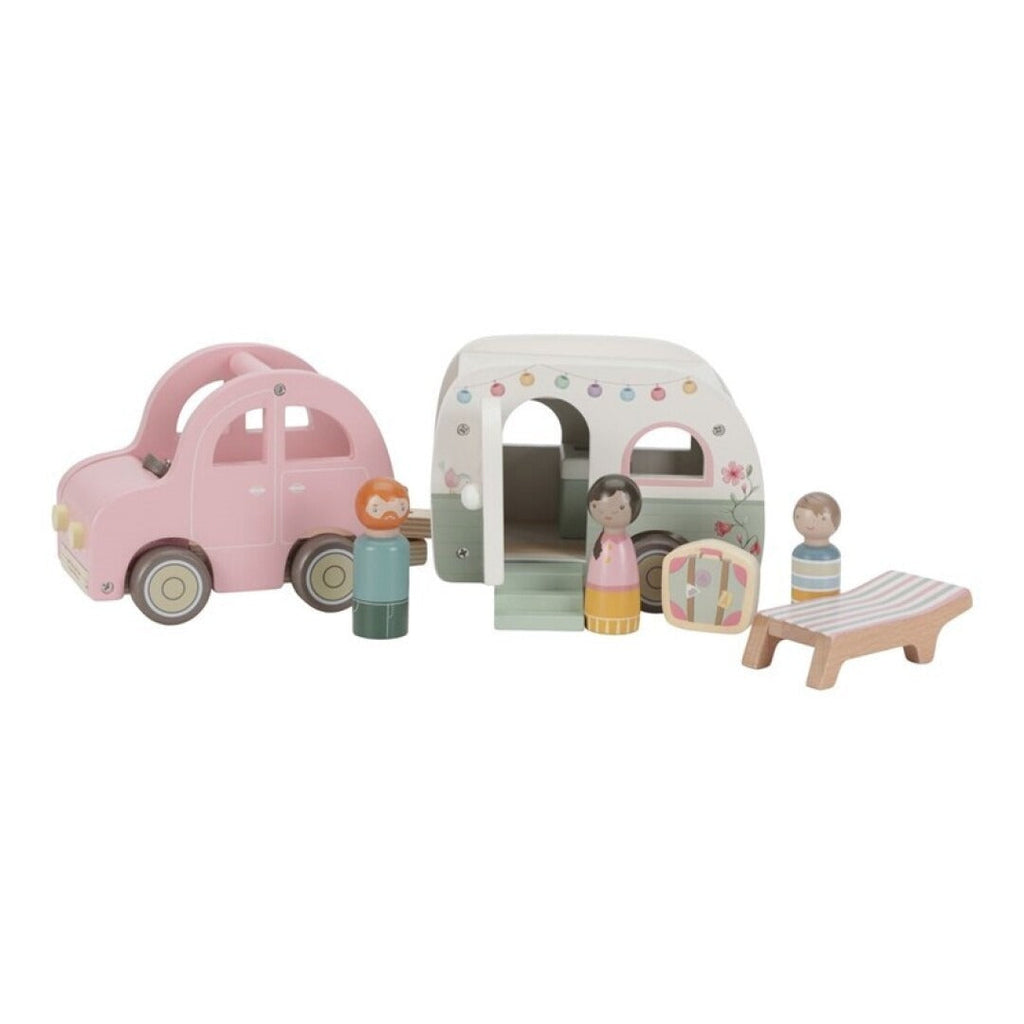 SET COCHE Y CARAVANA FSC LITTLE DUTCH