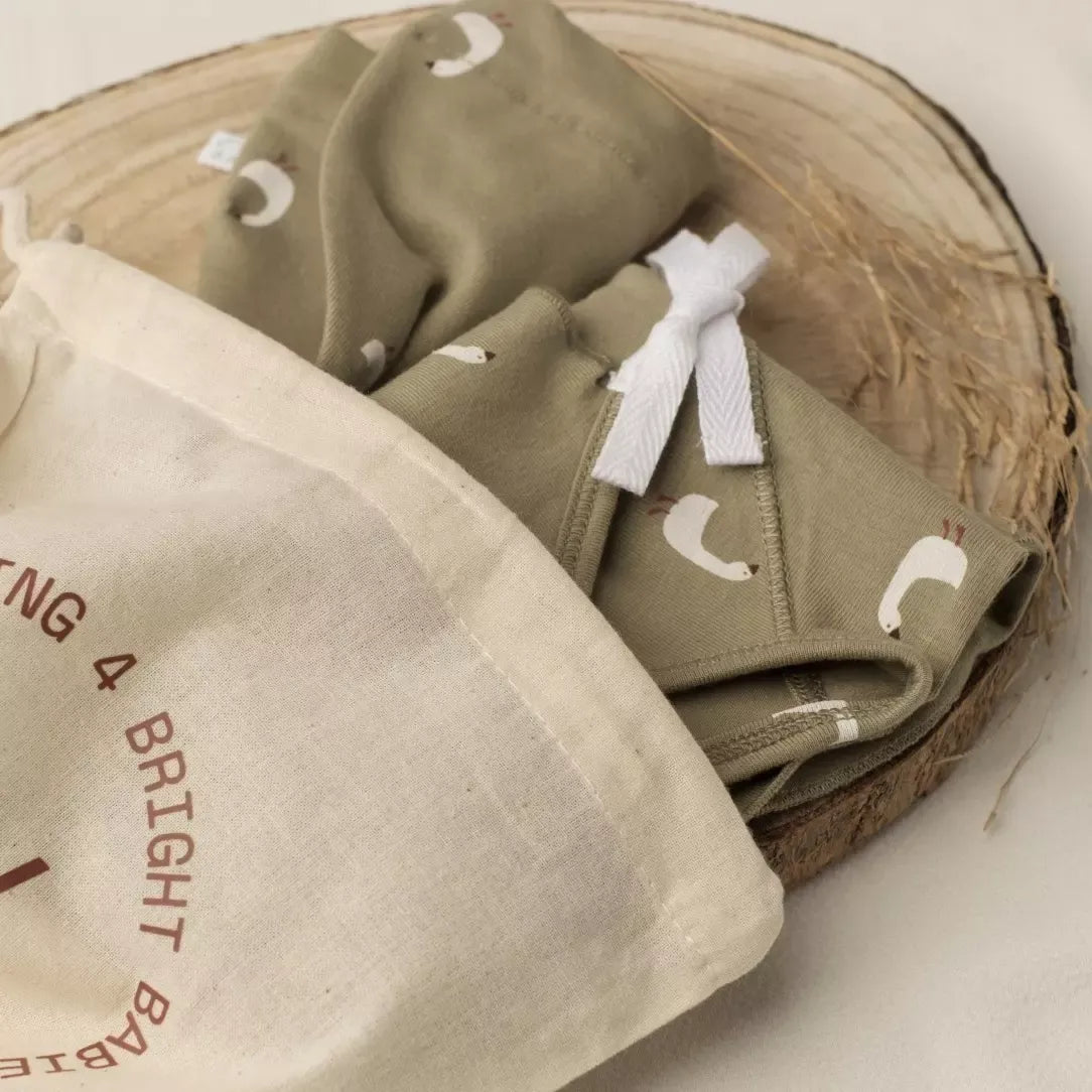 Primera Puesta Canalé Blanco Algodón Orgánico